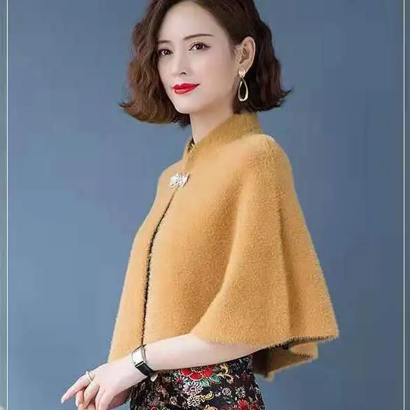 Wool Cape Petite Coat Cloak Camel - Shop at LoveMi