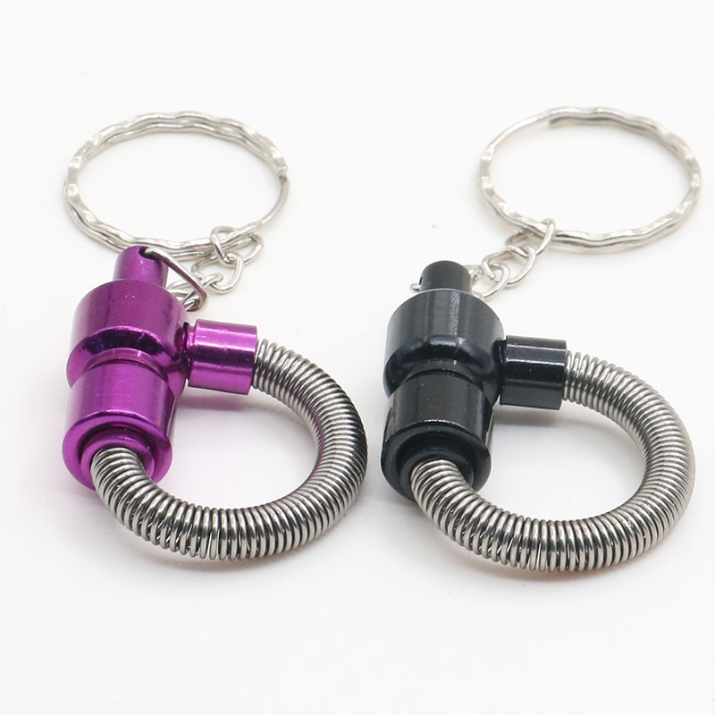 Title 6, Portable Metal Pipo Pipe With Keychain