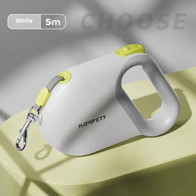 Pet Hand Holding Rope Retractable And Controllable Safe And Explosion Protective White 5M Blister Packaging - Shop at LoveMi