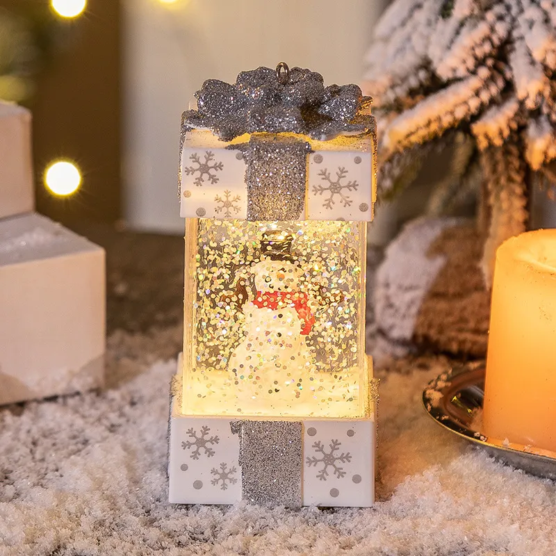 Christmas Decorations Crystal Ball Christmas Gift Box Lights – image 9
