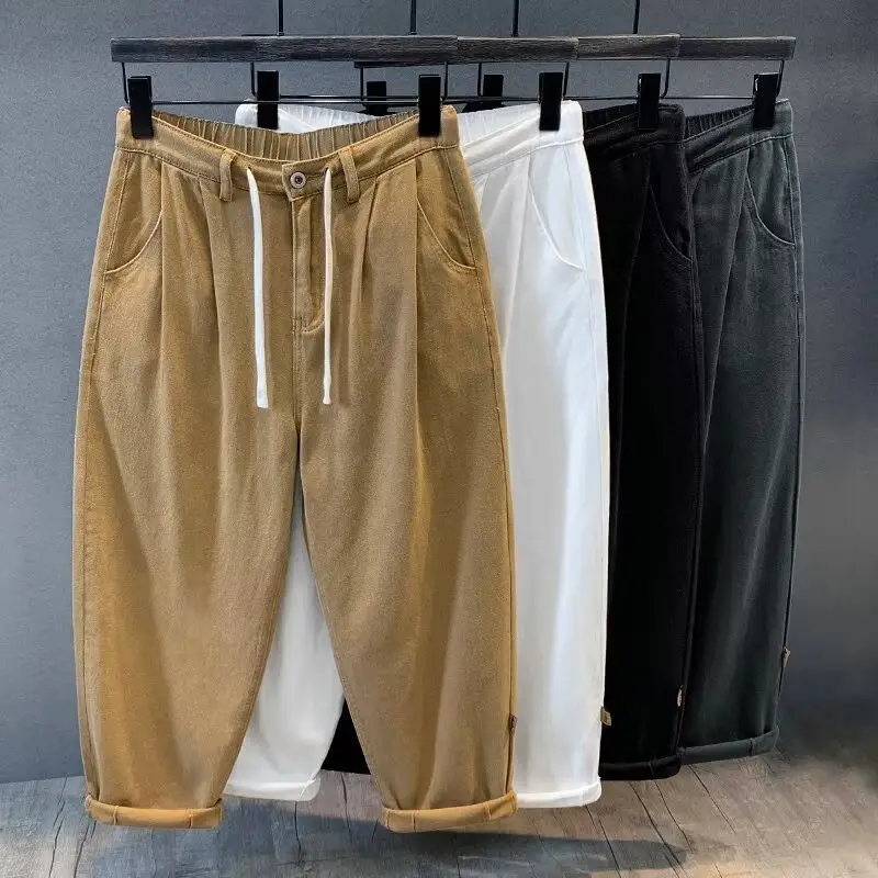 Men's High Street Loose Plus Size All-matching