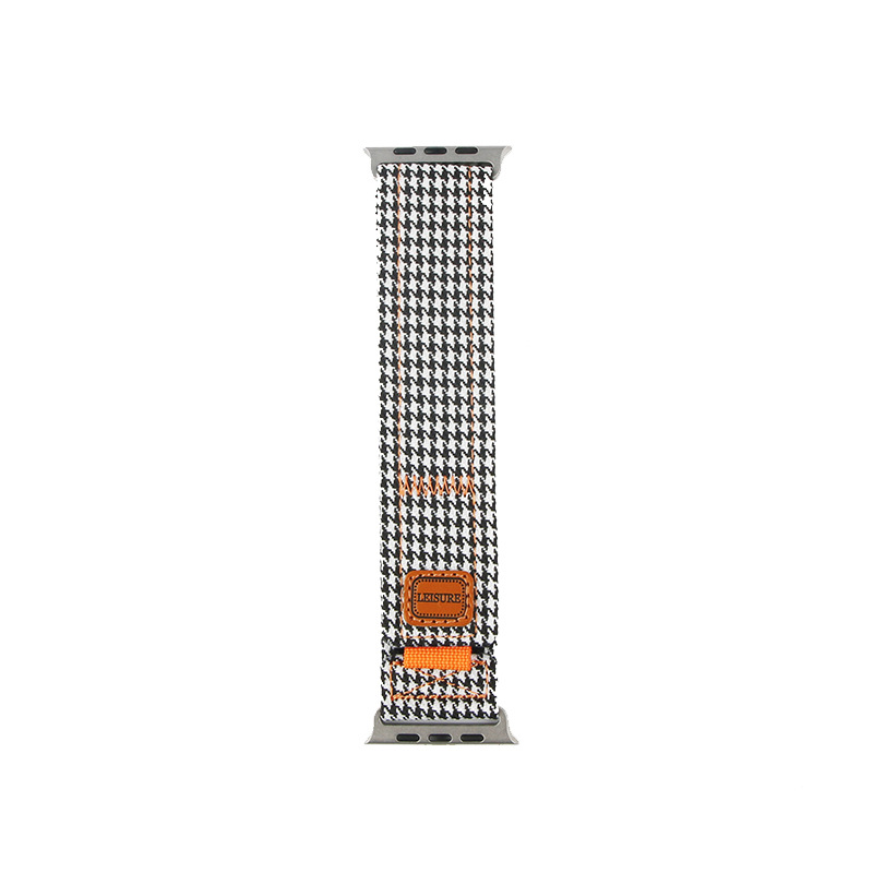 Denim One piece Woven Watch Band Houndstooth 38Or40Or41Mm S10 4 - Shop at LoveMi