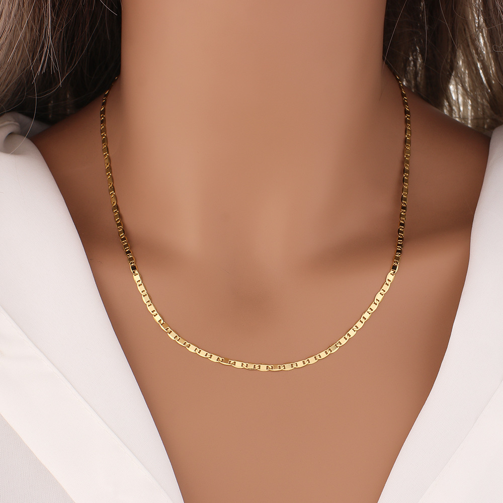 Gold-plated Copper Elegant Necklace For Women