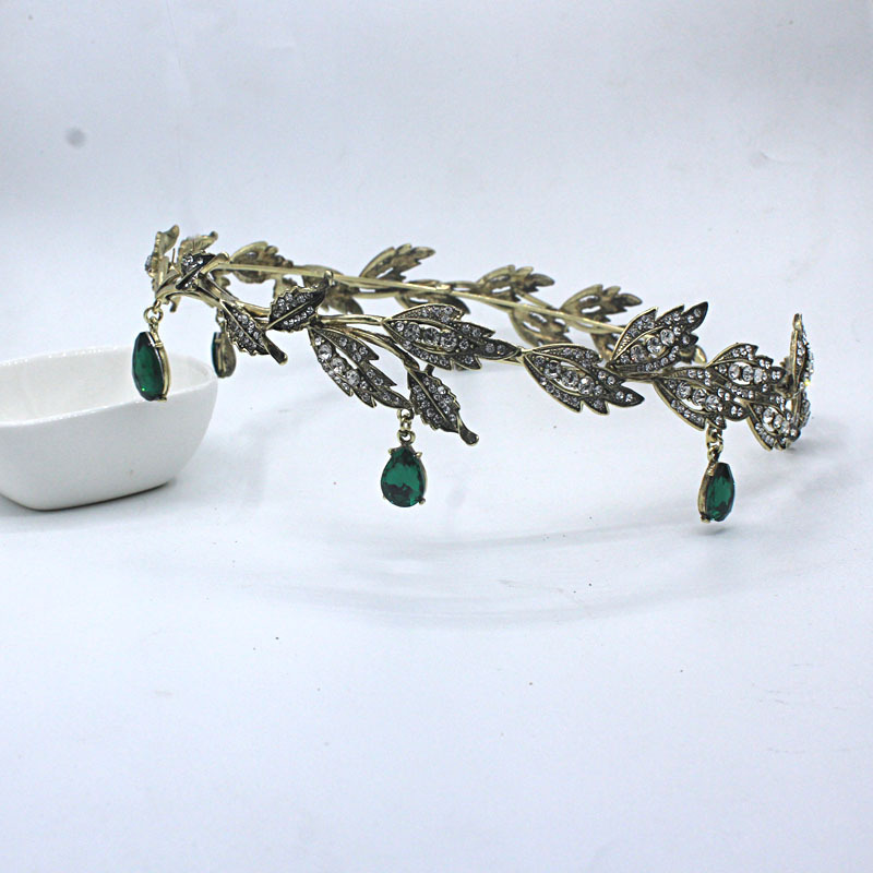 Forehead Diamond Rhinestone Wedding Headdress Vintage