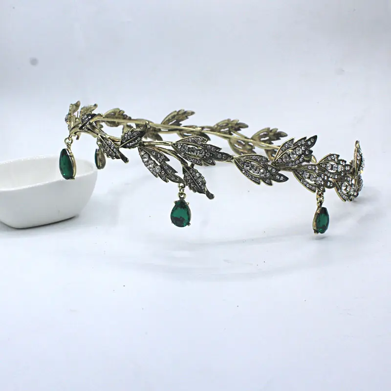 Forehead Diamond Rhinestone Wedding Headdress Vintage