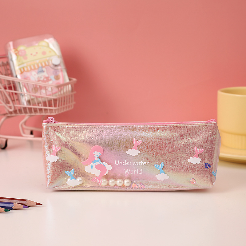 Mermaid Pencil Case Pink