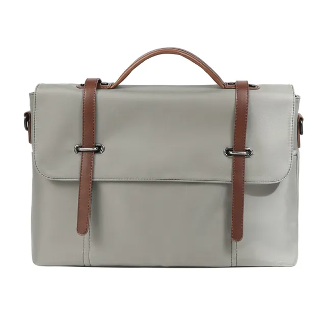 Men's Portable Casual Canvas Shoulder Bag Gray - Shop at LoveMi
