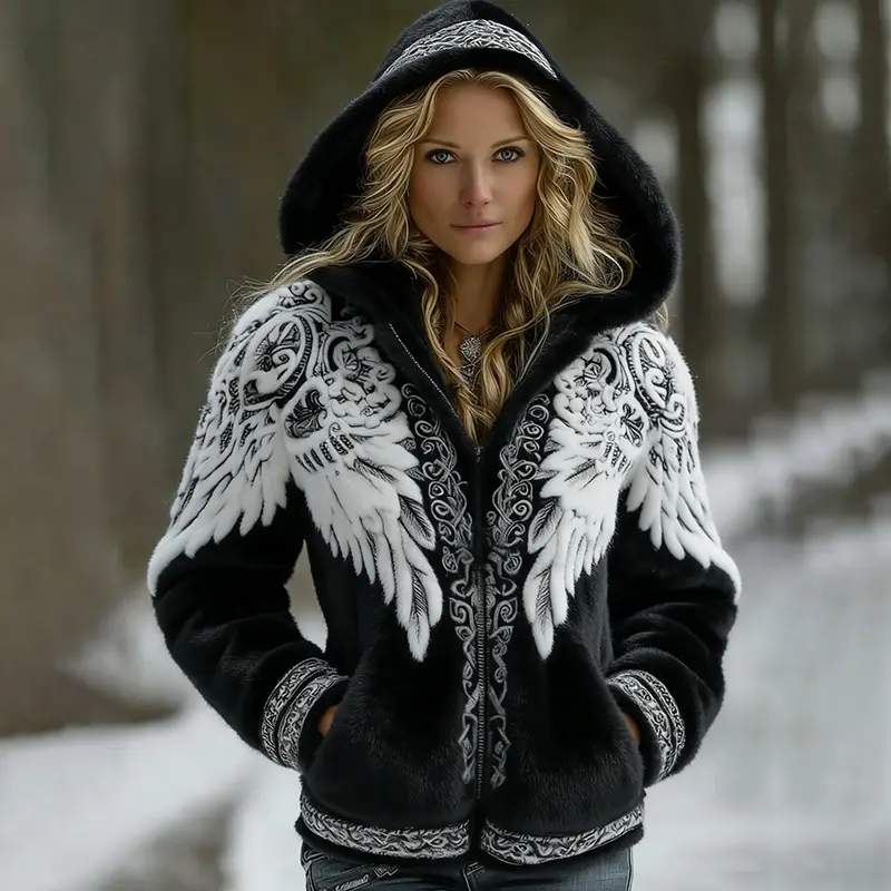 3D Digital Print Fashionable Retro