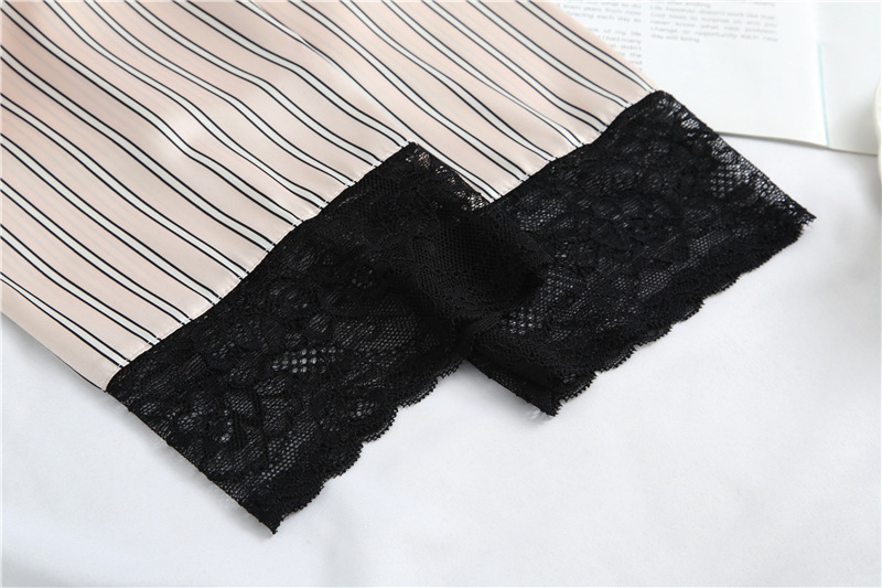 Title 10, Lace sling stripe home service suit women