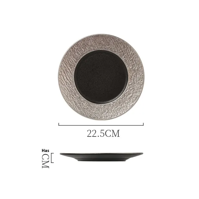 Good looking Restaurant Home Steak Plate Dull Polish Tray Silvery - Shop at LoveMi