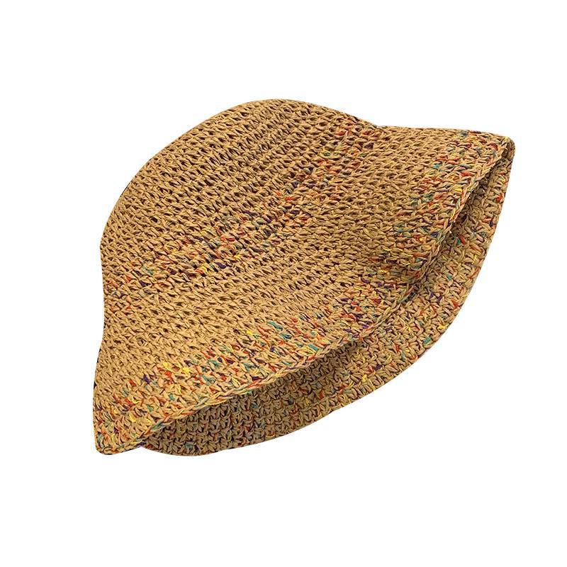 Woven Casual Wide-brimmed Sun Hat For Women