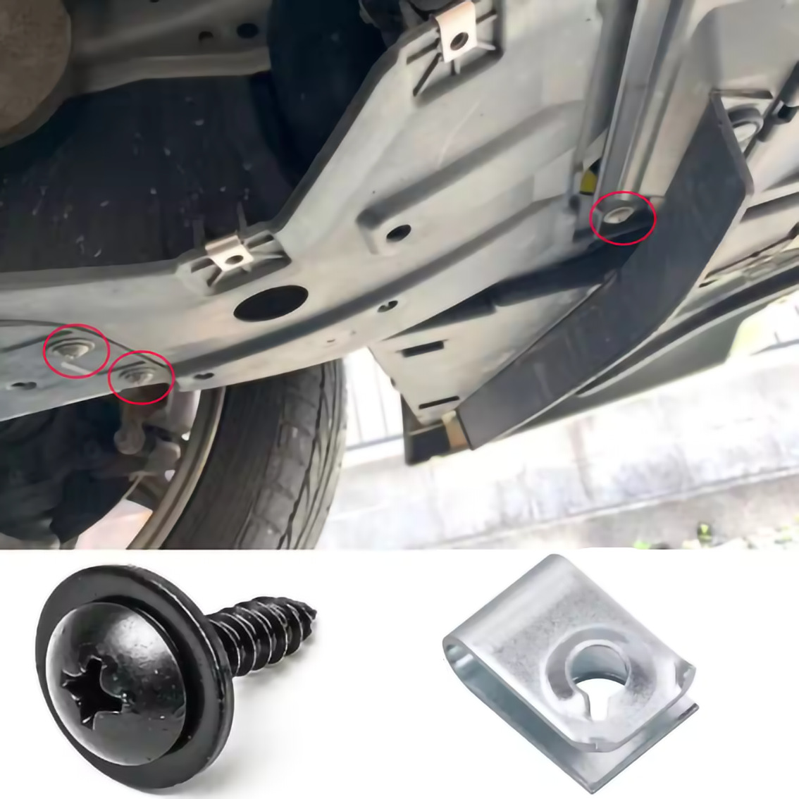 Screw For Honda And Acura Vehicle Mudguard Gasket