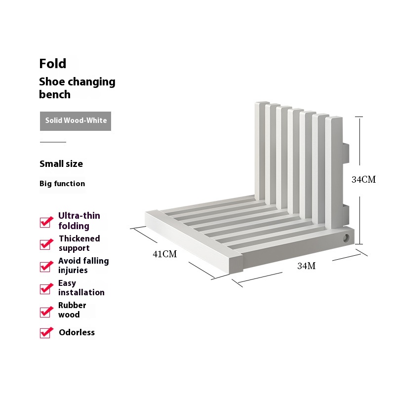 Folding Stool White