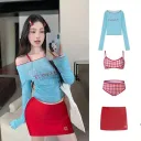 Blue Skirt Type 4Pcs