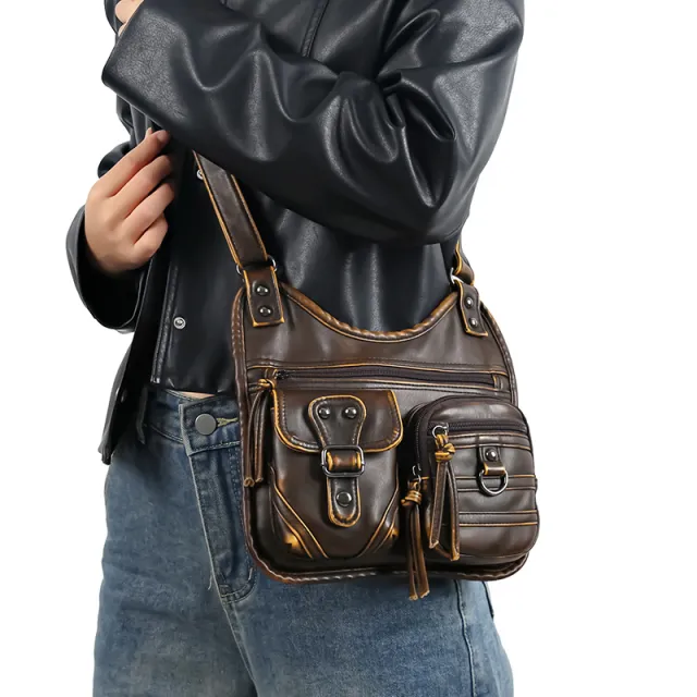 Retro New Underarm Shoulder Bag Brown - Shop at LoveMi