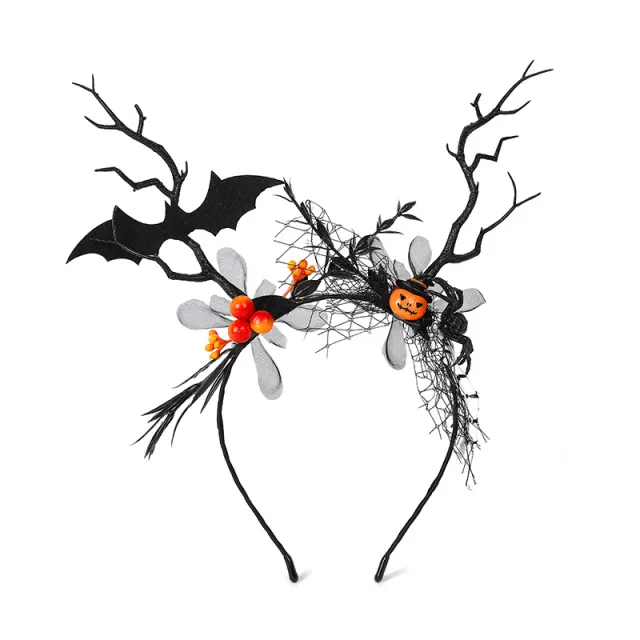 Dark Style Pumpkin Head Cos Halloween Party Funny Hair Accessories Style 22172 - Shop at LoveMi