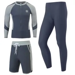 Couple Diving Protection Long Sleeve Trousers Beach Guard Jellyfish Suit Swimsuit - Men'S Three Pieces - View 1