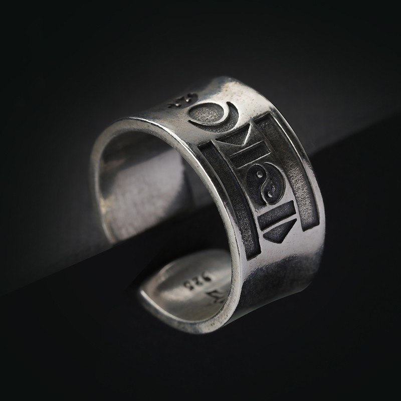 Personalized Ring Adjustable Vintage Men's Ring