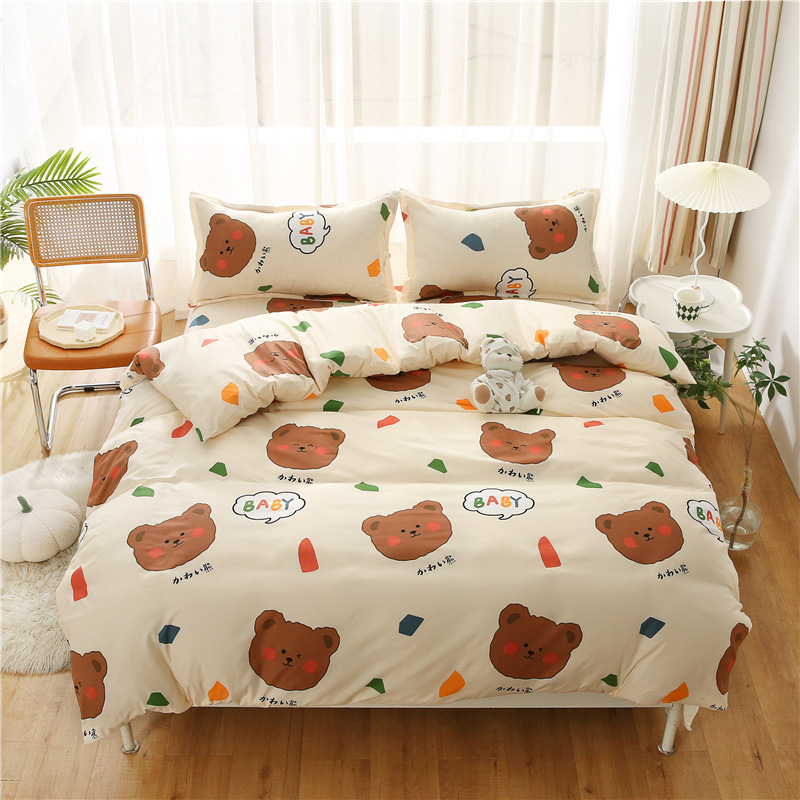 Brushed Duvet Cover and Bed Sheet, picture 7 of 9
