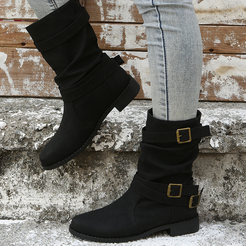 Title 4, Botas Femininas Martin Vintage Europeias e Amer...