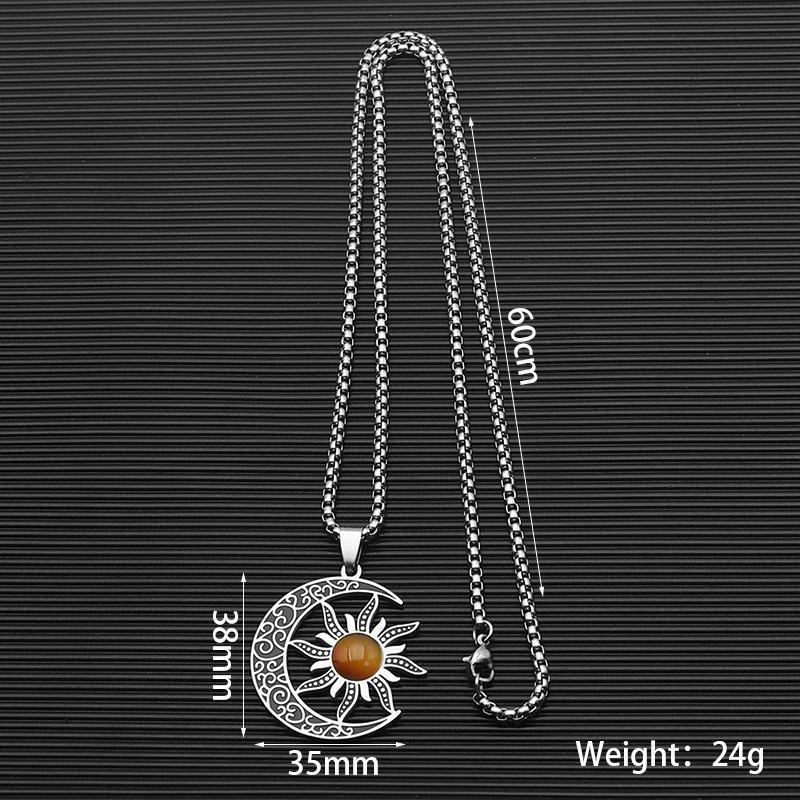 Fashion New Sun And Moon Necklace For Women