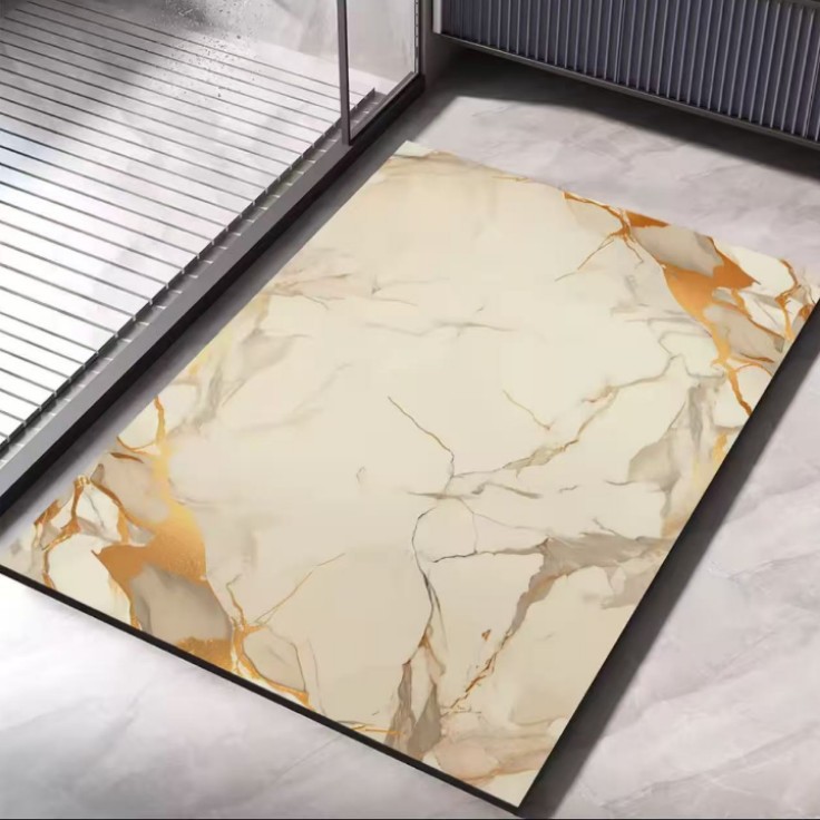 Non Slip Bathroom Floor Mat Durable Stain Resistant And Easy To Clean Foot Pad