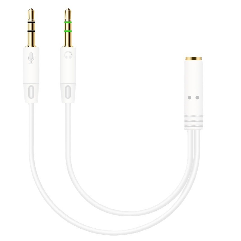 One Divided Into Two Adapter Desktop Computer Headset Audio Cable - Image 4