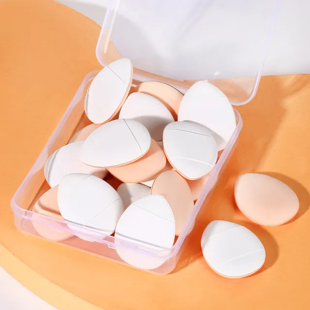 Mini Finger Puff Foundation Powder Detail Makeup White20Andbox - Shop at LoveMi