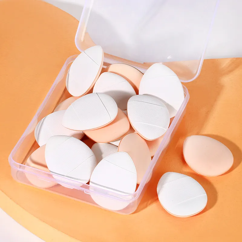 Mini Finger Puff Foundation Powder Detail Makeup - White20Andbox