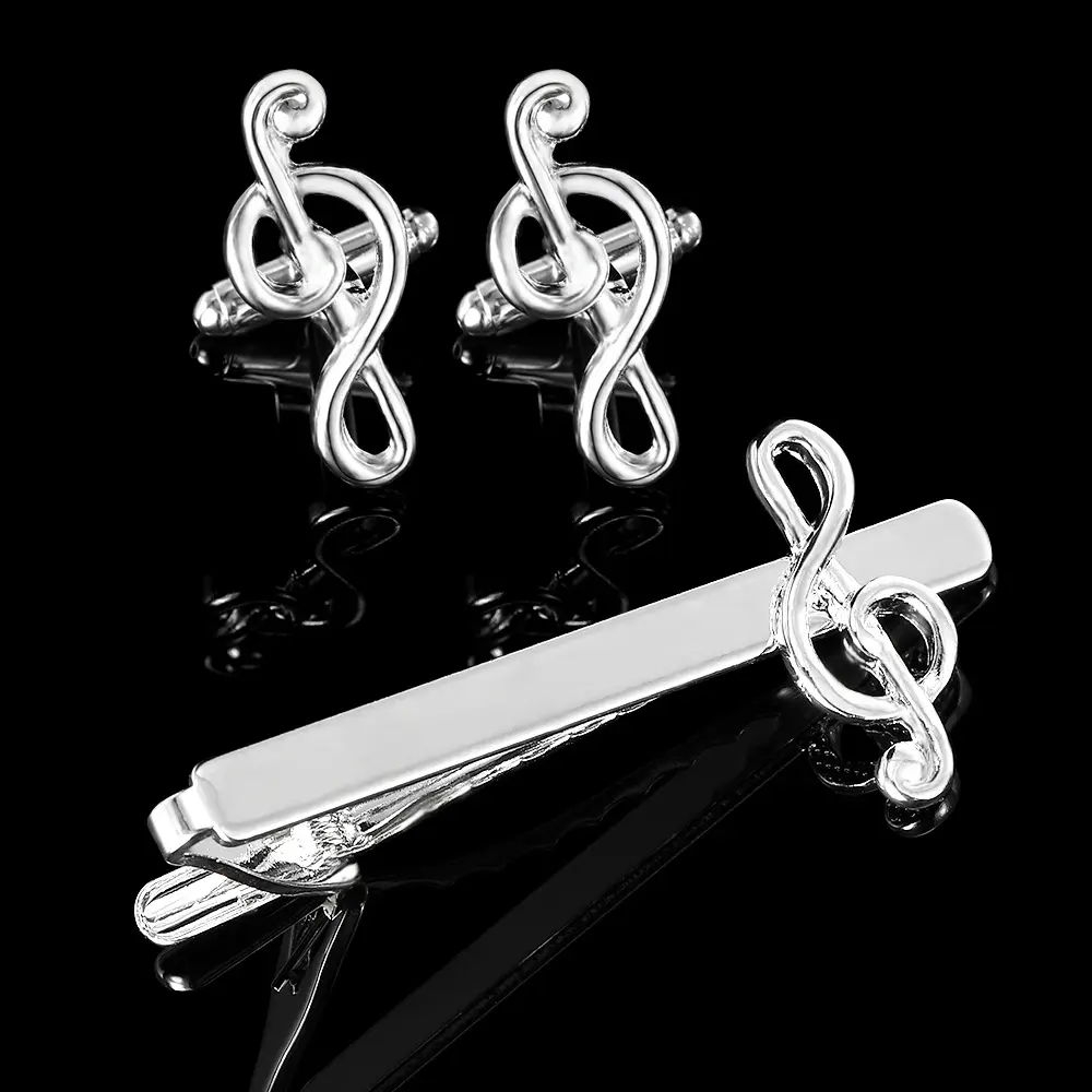 Fashion Copper Clip Men's Note Tie