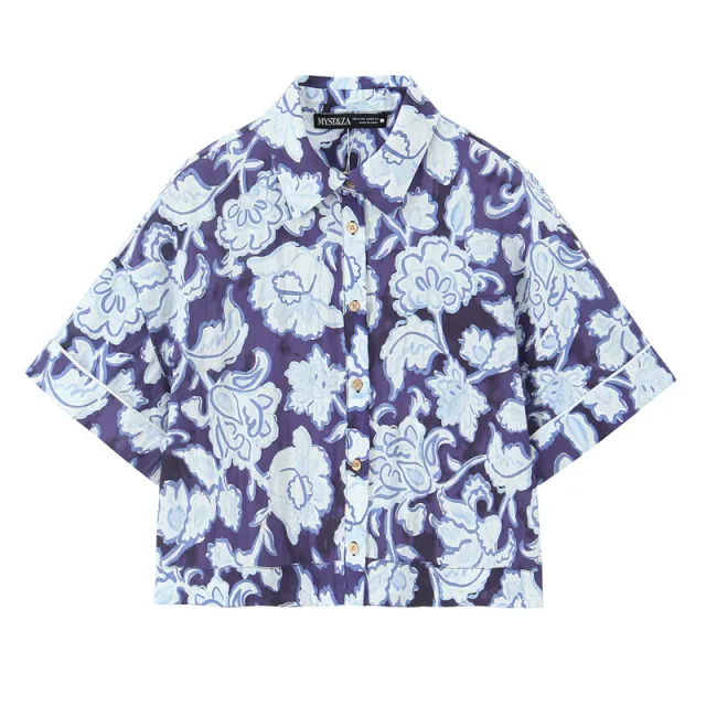Flower Print Women's Tops And Pants Top M - Shop at LoveMi
