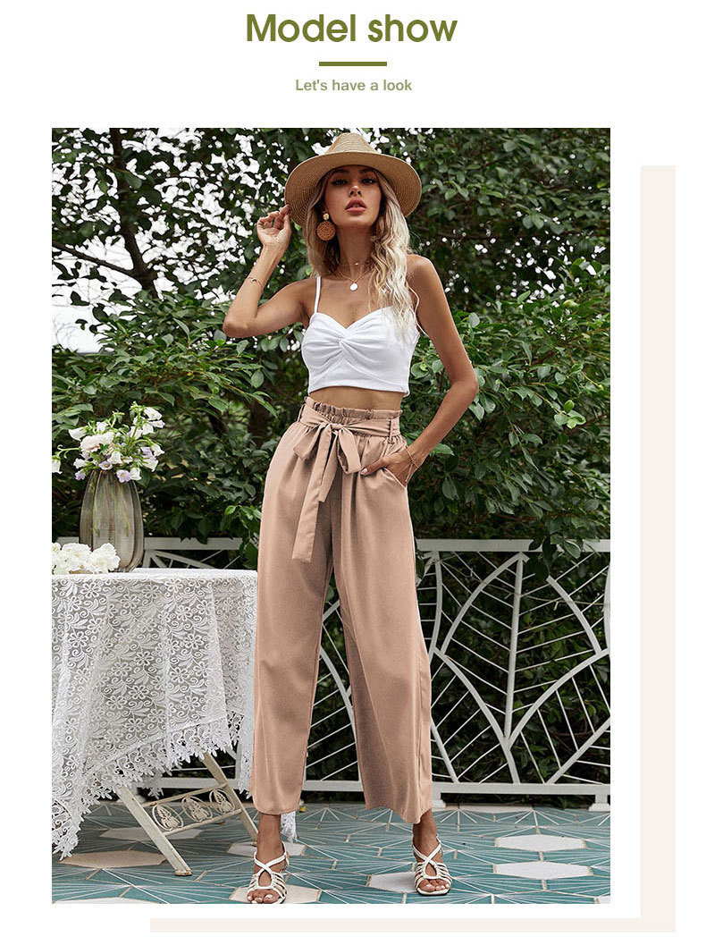 Title 14, New Womens High Waist Fashion Casual Wide Leg ...