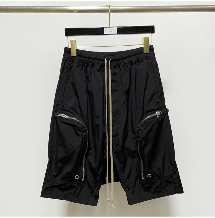 Title 7, Nieuwe zwarte motor heren harem shorts met grot...