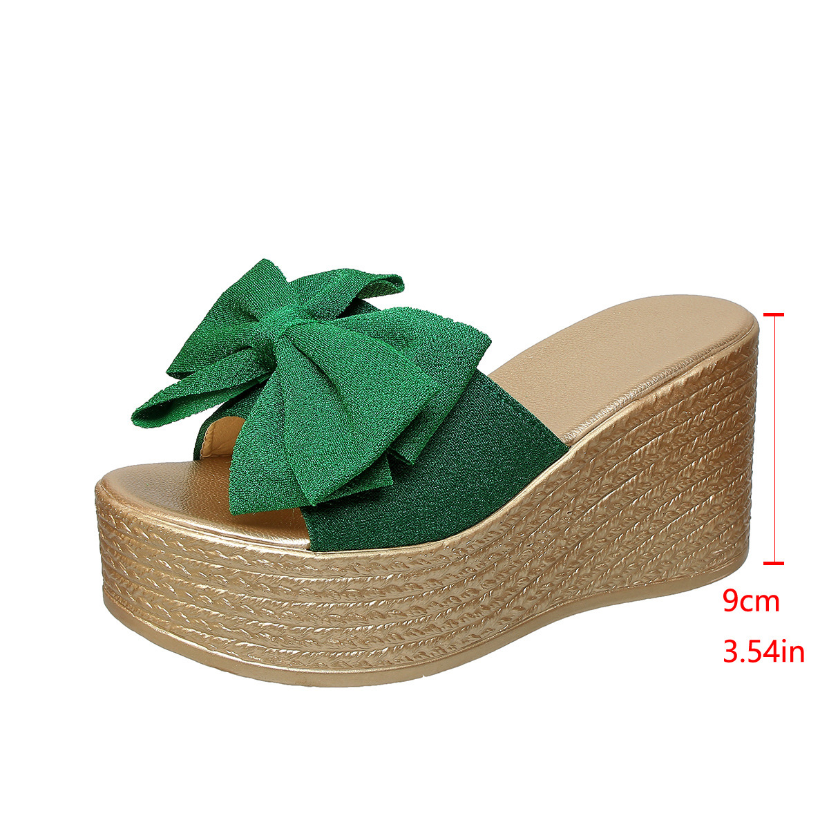 Bow-Decorated Wedge Sandals, picture 6 of 7