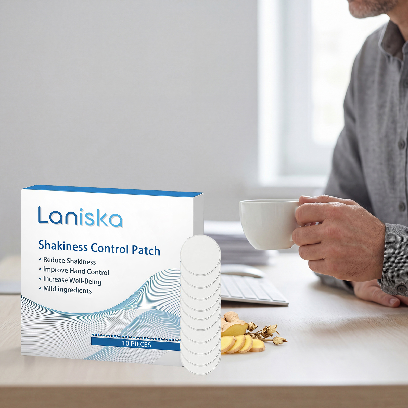HAND TREMOR CONTROL PATCH