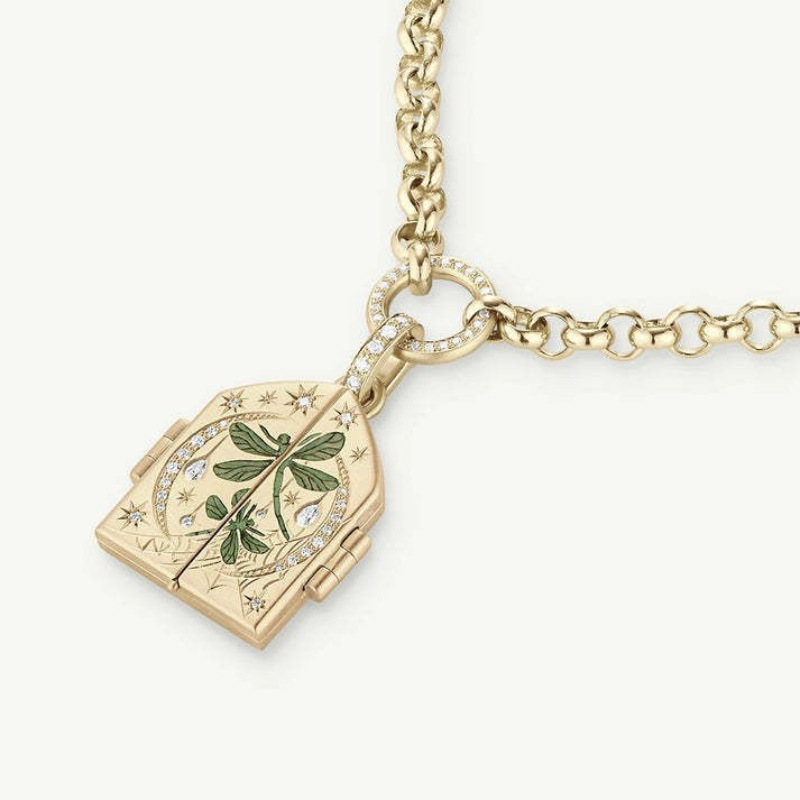 Rebirth Door Hand-Drawn Flower And Heart Pendant Sweater Chain - 17