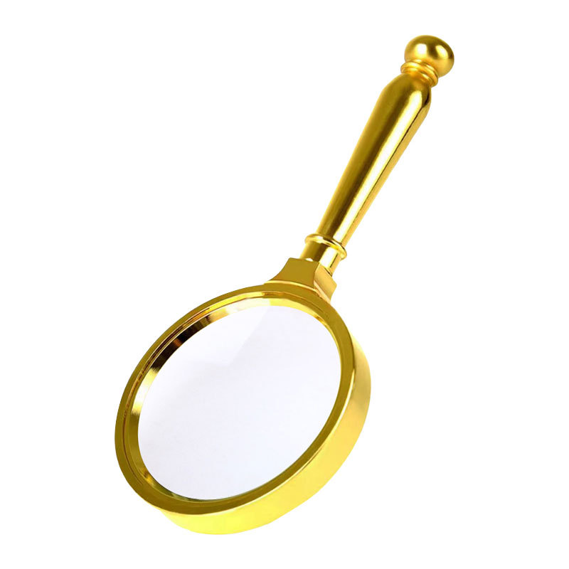 Gold-Plated Plastic High-Definition Handheld Magnifier - Image 4