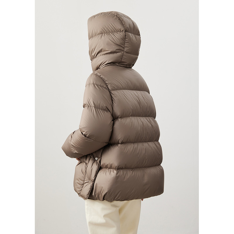 Detachable Cap Down Jacket Women's Short Winter
