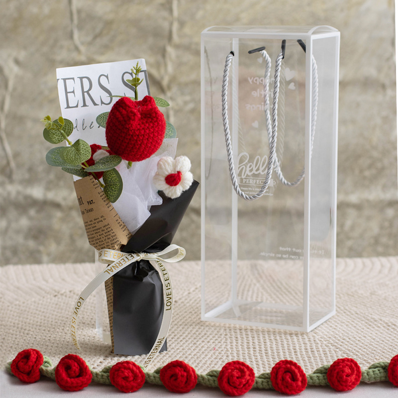 Finished Tulip Mini-bouquet Gift Box Set