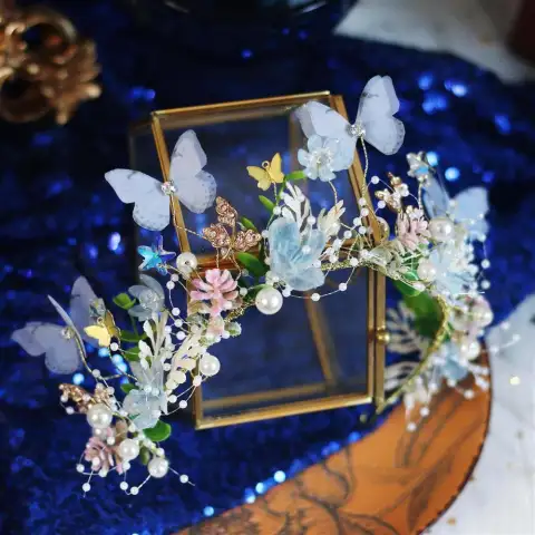 Performance Butterfly Garland Headdress Super Fairy MSN Series Children's