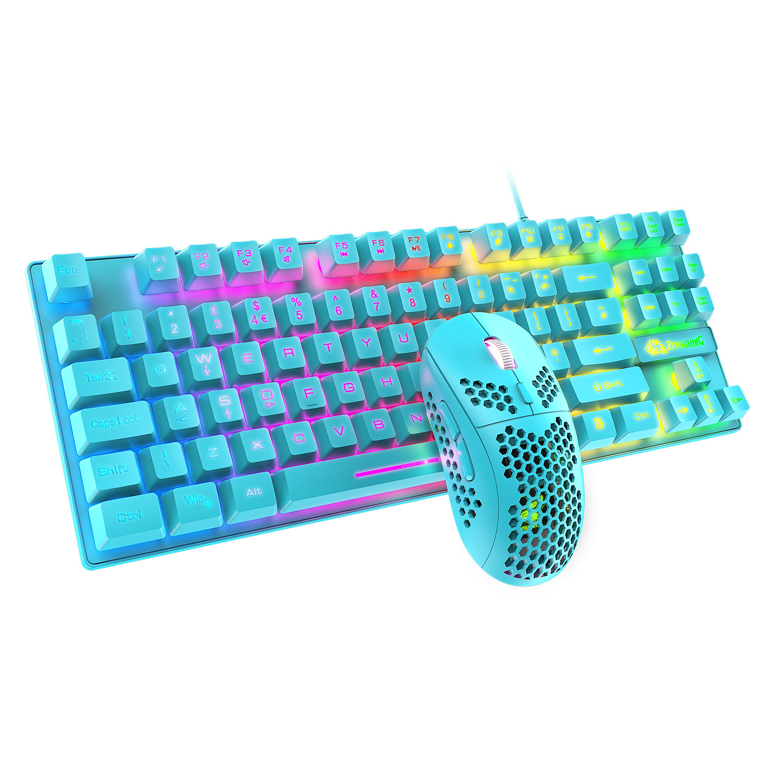 Title 5, T2 Illuminant Gaming-Set Tastatur, Maus, PC Hos...