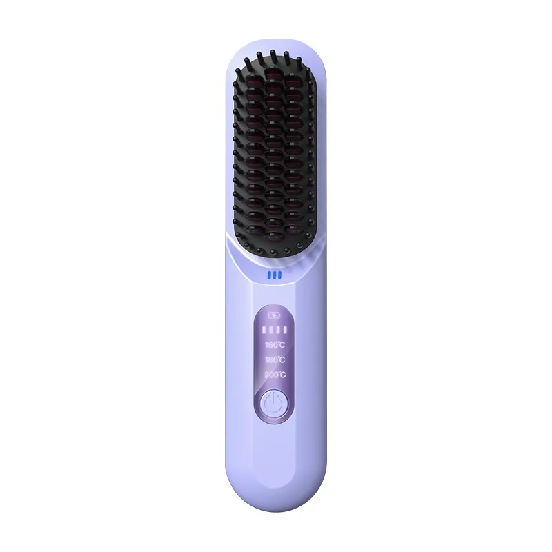 Wireless Straight Comb Anion Does Not Hurt - Violet
