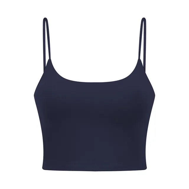 Push Up Shockproof Beauty Back Strap Sports Fitness Yoga Top With Chest Pad Minglan - Shop at LoveMi