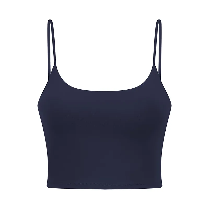 Push Up Shockproof Beauty Back Strap Sports Fitness Yoga Top With Chest Pad - Minglan