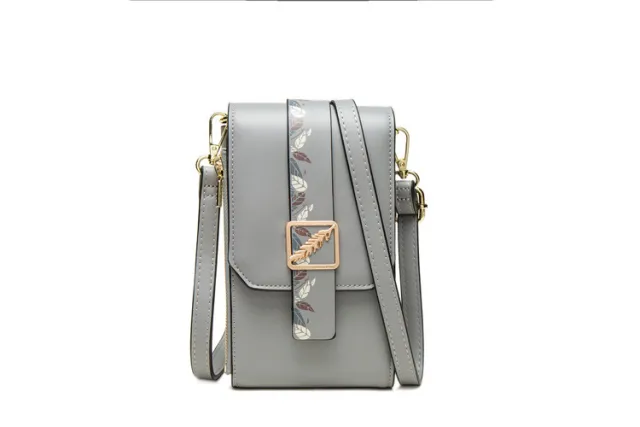 Women's Wallet Cross body Printing Simple Gray - Shop at LoveMi