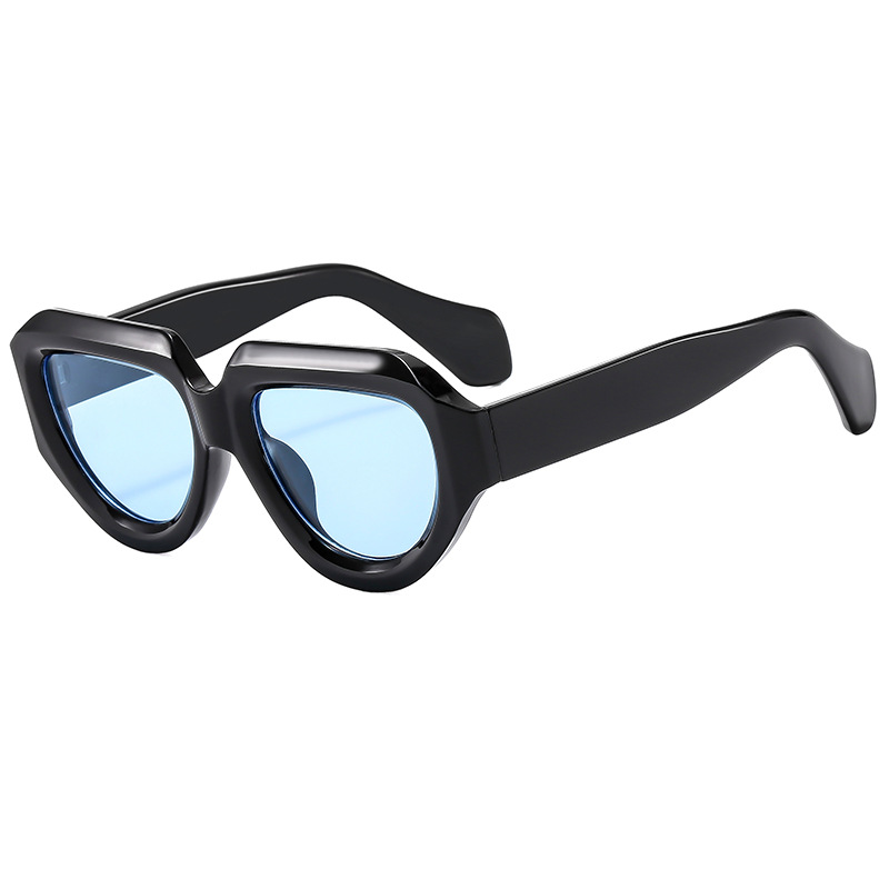 C6 Bright Black Blue Lens