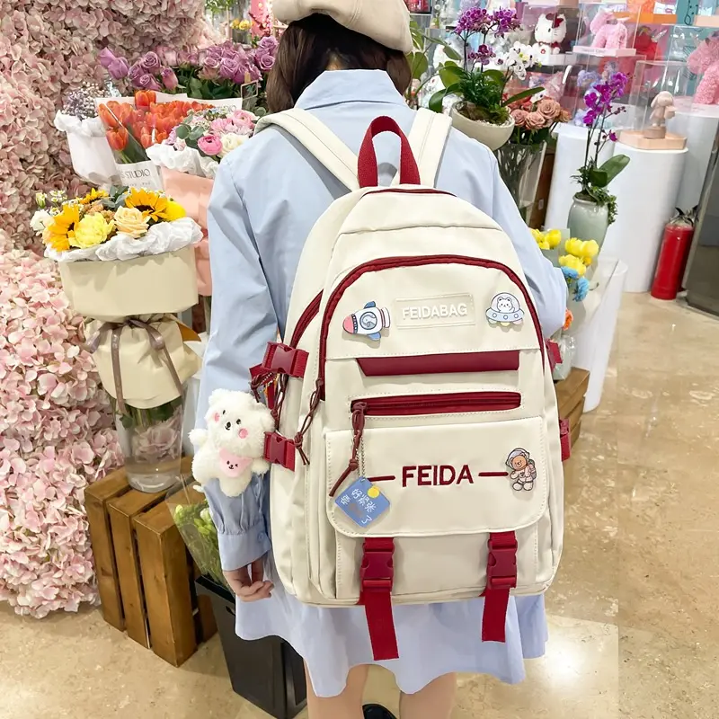 Elegant Mori Leisure Backpack Large Capacity Early