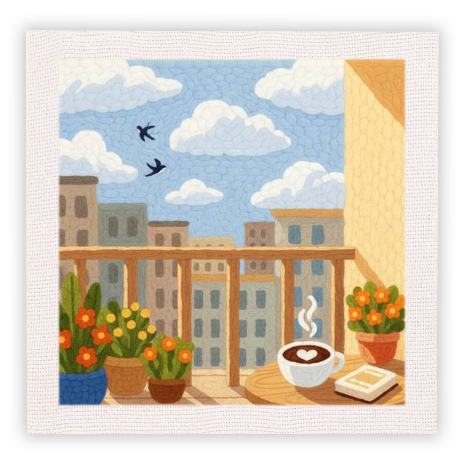 Square Poke-and-pop Craft DIY Kit