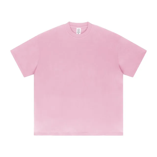 Solid Color Loose Half sleeved T shirt Pink - Shop at LoveMi