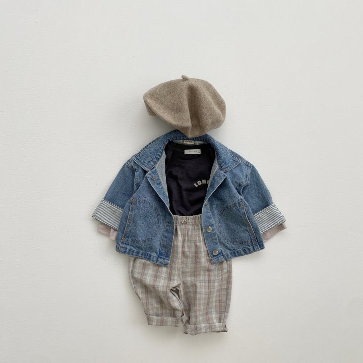 Ins Korean Babies' Trousers Plaid Pants — foto 8